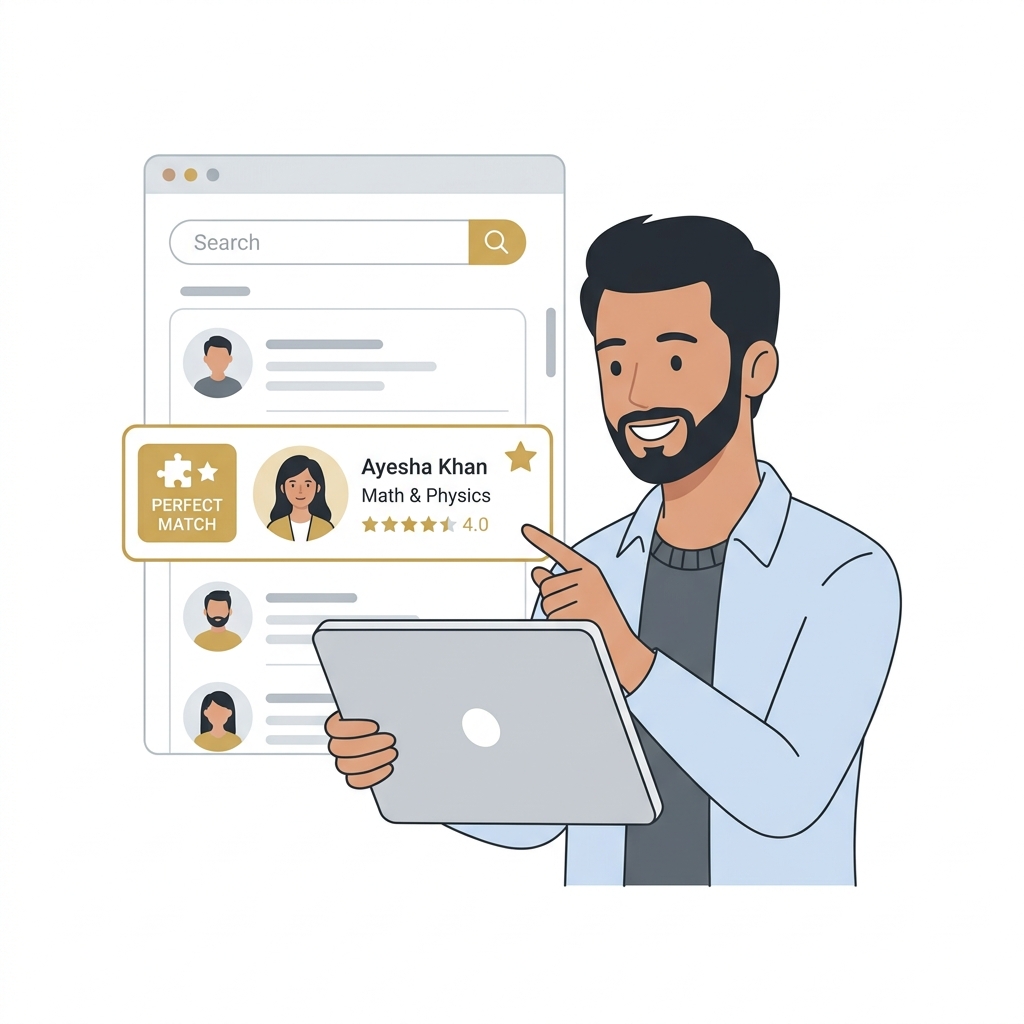 Student Search Illustration